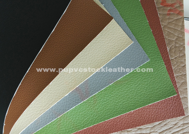 PVC stocklot leather for sofa