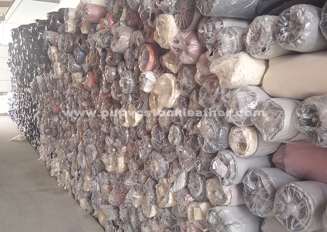 PVC stocklot leather mixed usages