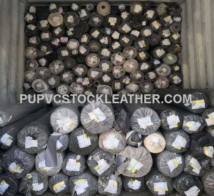 Loading-PVC Car Stock Leather with One Roll One Color